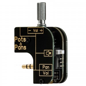 myVolts Pots and Pans - Potentiometer Volume Control with Pan Mode and Mute Button